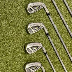 Used RH 2017 TaylorMade M2 Irons 4-PW/AW/SW/LW 88g Regular Flex Steel Golf Set -Callaway Club Shop IMG 0114 1