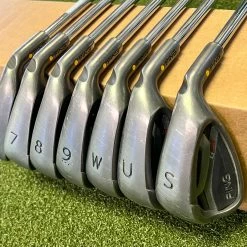 Used Ping Yellow Dot G25 Irons 6-PW/UW/SW CFS Regular Flex Steel Golf Club Set