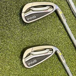 Used Ping Yellow Dot G25 Irons 6-PW/UW/SW CFS Regular Flex Steel Golf Club Set -Callaway Club Shop IMG 0134 1