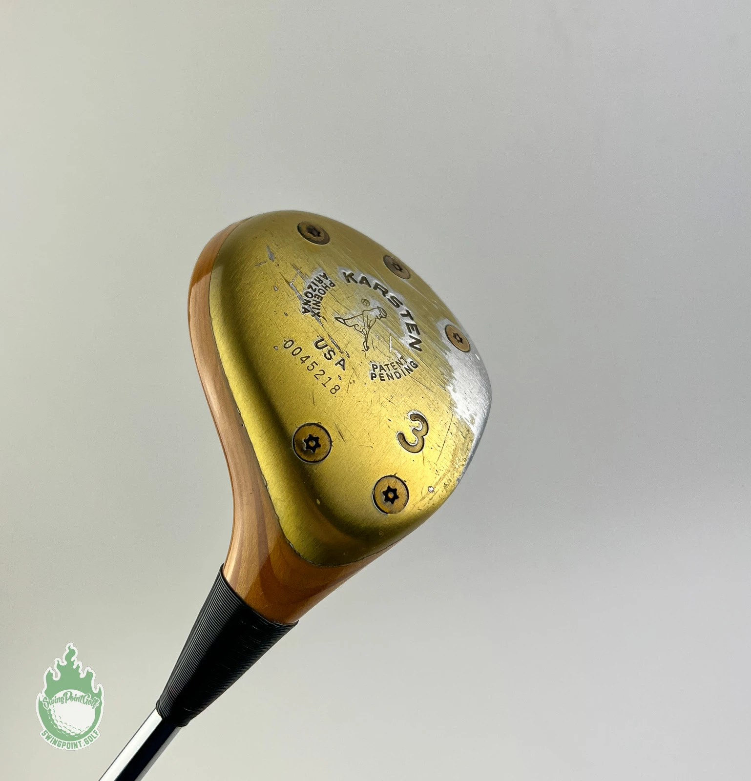 Used RH Ping Karsten Zing Blonde Fairway 3 Wood KT-M Stiff Flex Steel Golf Club 3 Used RH Ping Karsten Zing Blonde Fairway 3 Wood KT-M Stiff Flex Steel Golf Club