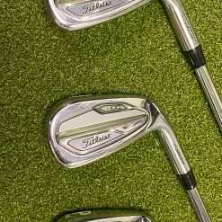 Used RH Titleist T100 Irons 4-PW AMT Tour White S300 Stiff Flex Steel Golf Set -Callaway Club Shop IMG 0396 2
