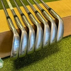 Used RH TaylorMade RAC OS Irons 4-PW 90g Regular Flex Steel Golf Club Set -Callaway Club Shop IMG 0458 2