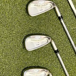 Used RH TaylorMade RAC OS Irons 4-PW 90g Regular Flex Steel Golf Club Set -Callaway Club Shop IMG 0463 3