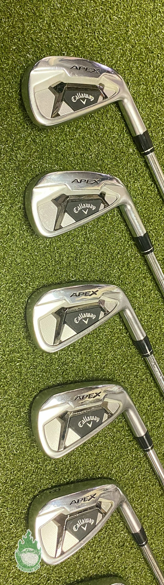 Used Callaway APEX Forged ’21 Irons 4-PW Elevate ETS 95g Stiff Steel Golf Set 8 Used Callaway APEX Forged ’21 Irons 4-PW Elevate ETS 95g Stiff Steel Golf Set - Image 6