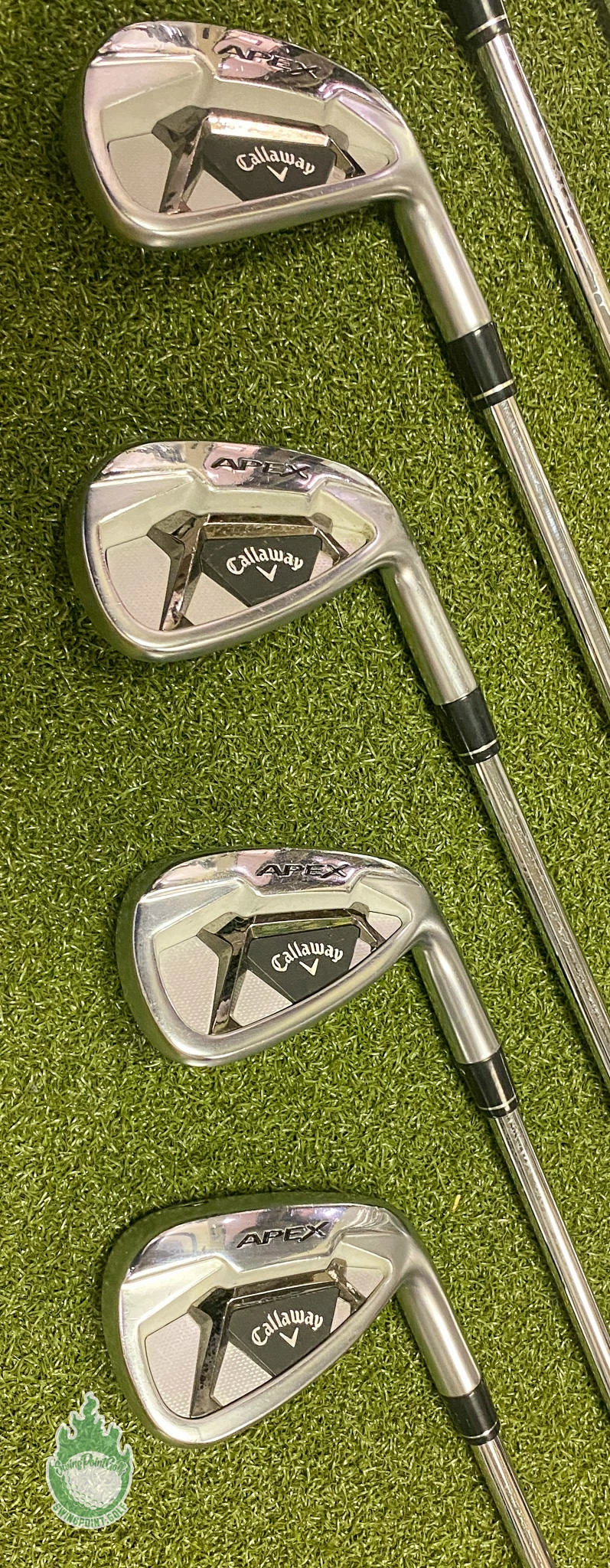 Used Callaway APEX Forged ’21 Irons 4-PW Elevate ETS 95g Stiff Steel Golf Set 9 Used Callaway APEX Forged ’21 Irons 4-PW Elevate ETS 95g Stiff Steel Golf Set - Image 7