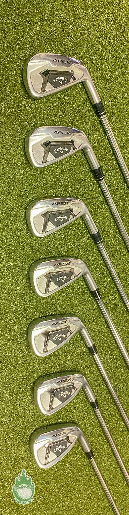Used Callaway APEX Forged ’21 Irons 4-PW Elevate ETS 95g Stiff Steel Golf Set 10 Used Callaway APEX Forged ’21 Irons 4-PW Elevate ETS 95g Stiff Steel Golf Set - Image 8