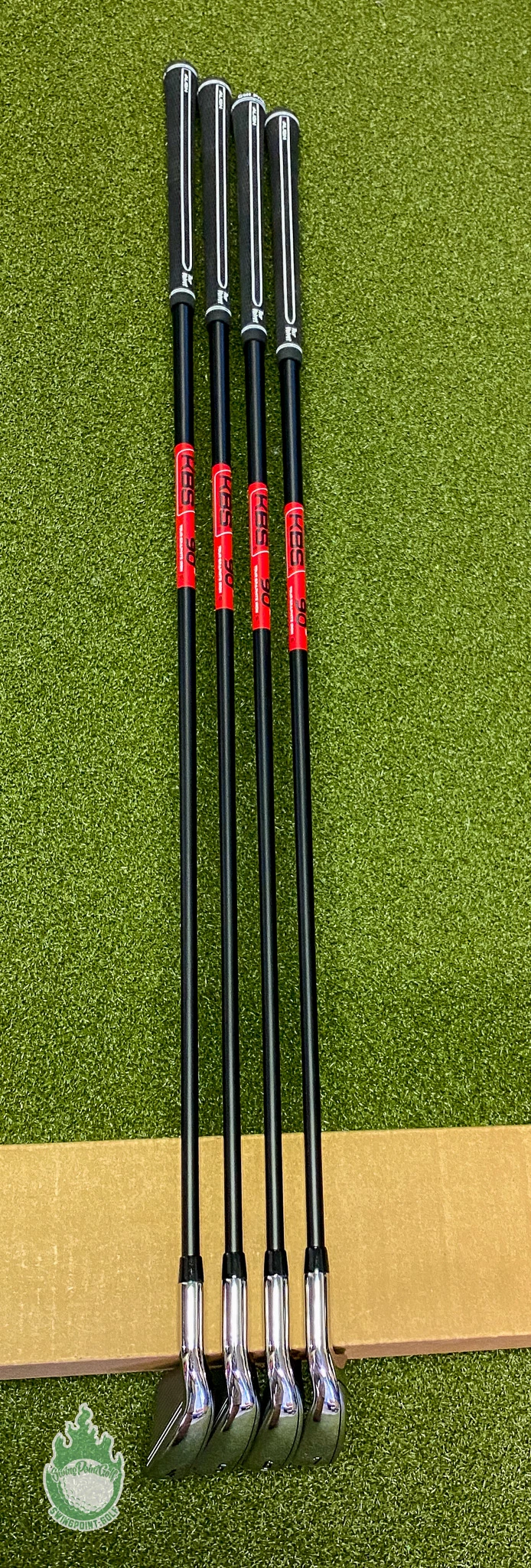 Used RH Callaway Mavrik Irons 4-7 KBS TGI 90g Stiff Flex Graphite Golf Club Set 6 Used RH Callaway Mavrik Irons 4-7 KBS TGI 90g Stiff Flex Graphite Golf Club Set - Image 4