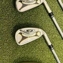 Used Right Handed TaylorMade R7 Irons 4-PW/SW 90g Stiff Steel Golf Club Set 21 Used Right Handed TaylorMade R7 Irons 4-PW/SW 90g Stiff Steel Golf Club Set -Callaway Club Shop IMG 0657