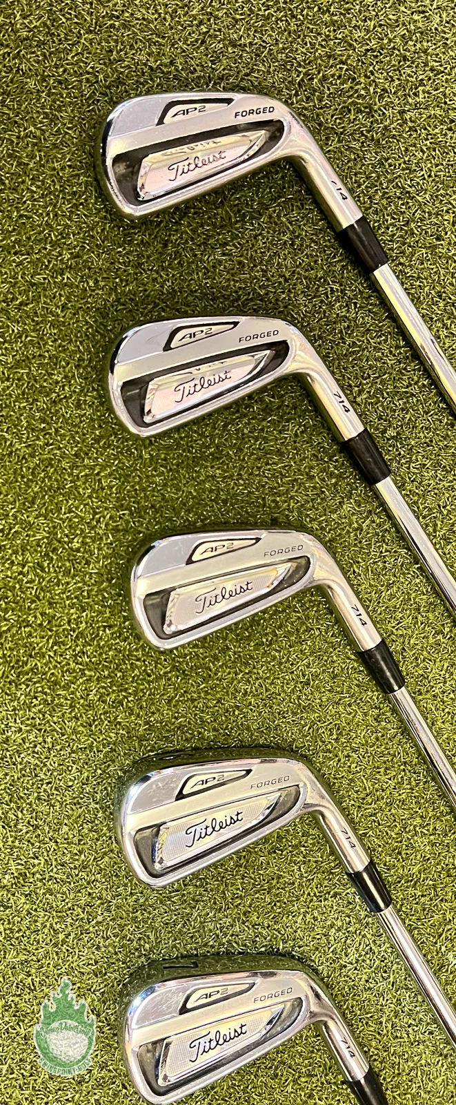 Used Titleist AP2 714 Forged Irons 3-9 DG S300 Stiff Flex Steel Golf Club Set 11 Used Titleist AP2 714 Forged Irons 3-9 DG S300 Stiff Flex Steel Golf Club Set - Image 9