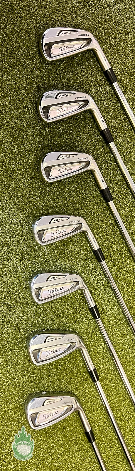 Used Titleist AP2 714 Forged Irons 3-9 DG S300 Stiff Flex Steel Golf Club Set 9 Used Titleist AP2 714 Forged Irons 3-9 DG S300 Stiff Flex Steel Golf Club Set - Image 7