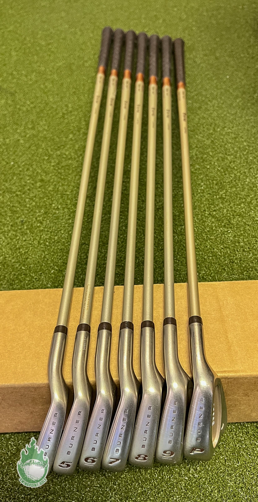 Used RH TaylorMade Burner Oversize Irons 4-PW 60g Ladies Graphite Golf Club Set 13 Used RH TaylorMade Burner Oversize Irons 4-PW 60g Ladies Graphite Golf Club Set - Image 11