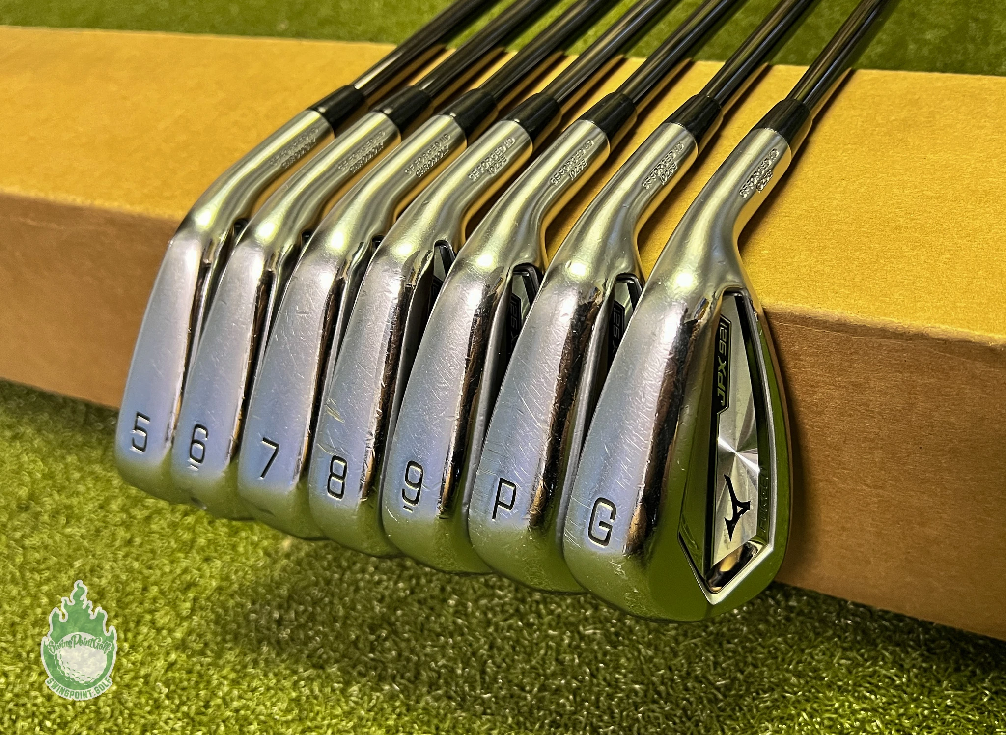 Used Mizuno JPX 921 Forged Irons 5-PW/GW $-Taper 120g Stiff Flex Steel Golf Set 3 Used Mizuno JPX 921 Forged Irons 5-PW/GW $-Taper 120g Stiff Flex Steel Golf Set
