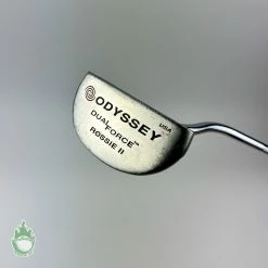 Used RH Odyssey Dual Force Rossie II 34″ Putter Steel Golf Club Royal Grip