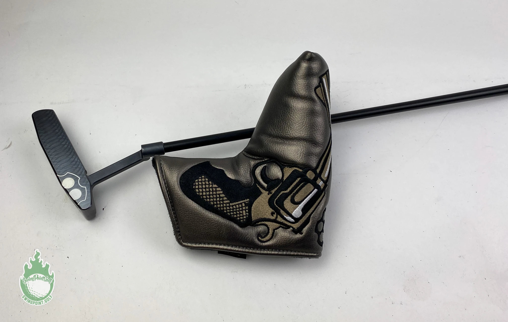 Used RH Carbon Putters Carbon Steel 45 Auto Bullet 34.5″ Putter Steel Golf Club 4 Used RH Carbon Putters Carbon Steel 45 Auto Bullet 34.5″ Putter Steel Golf Club - Image 2