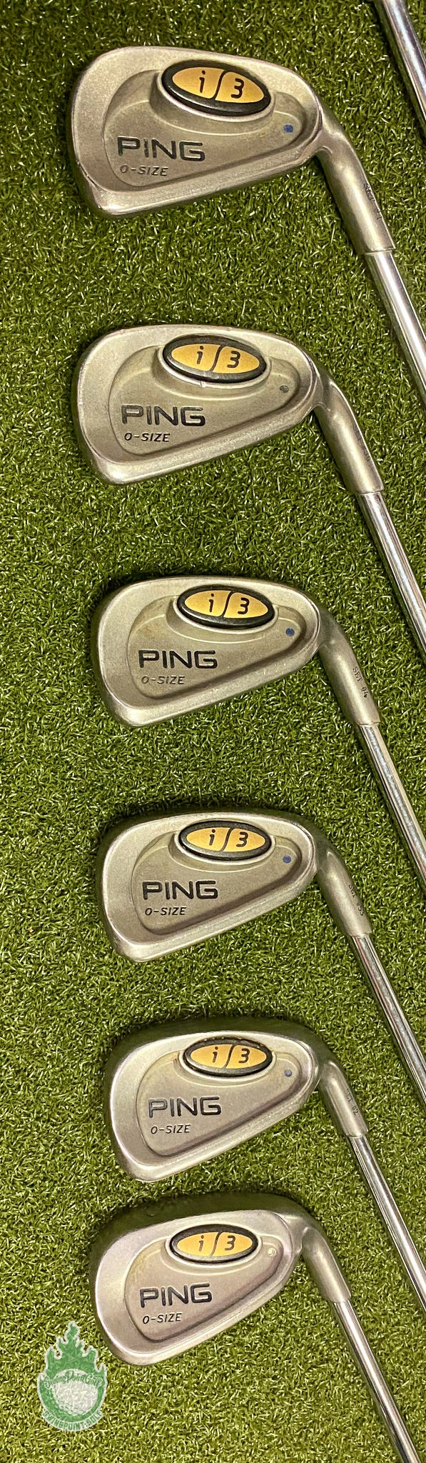 Used Ping Blue Dot I3 O-Size Irons 3-PW/SW JZ Regular Flex Steel Golf Club Set 9 Used Ping Blue Dot I3 O-Size Irons 3-PW/SW JZ Regular Flex Steel Golf Club Set - Image 7