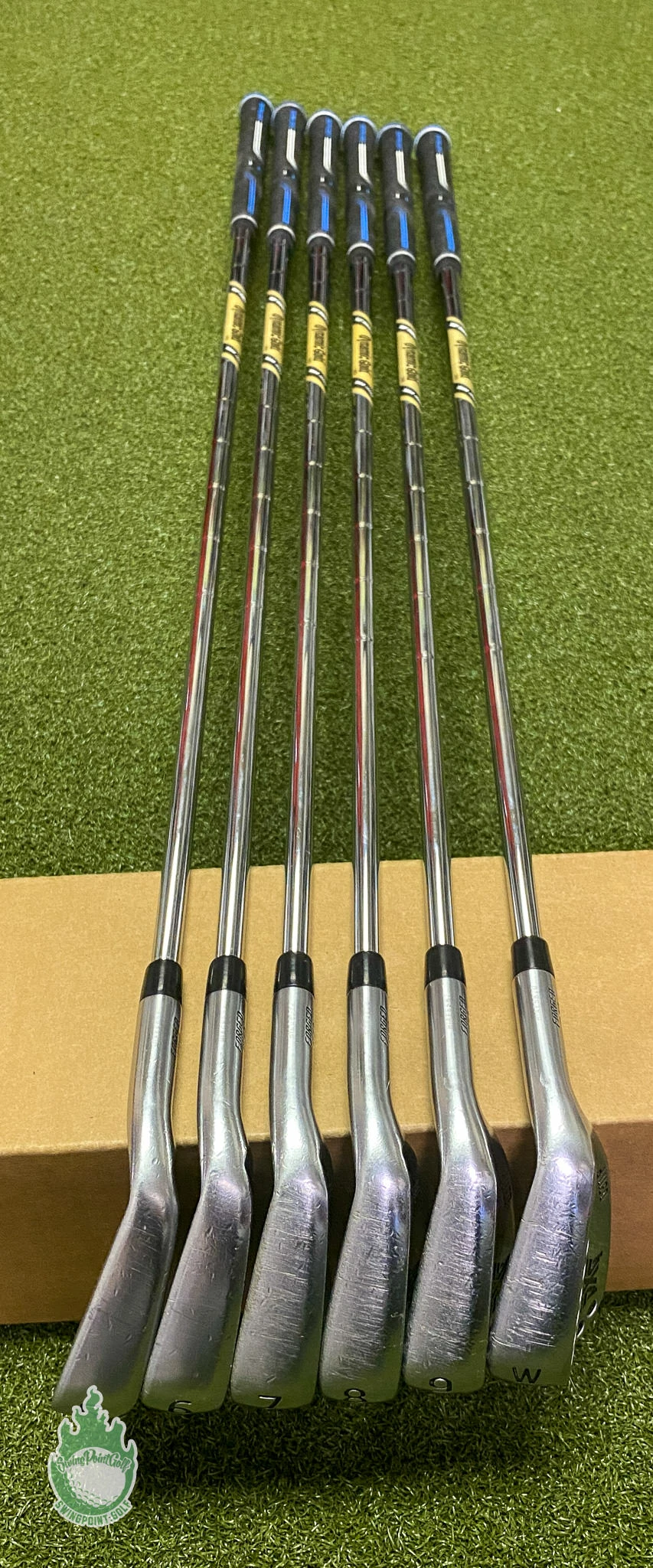 Used RH PXG 0311P Forged Gen 2 Irons 5-PW Tour Issue S400 Stiff Steel Golf Set 5 Used RH PXG 0311P Forged Gen 2 Irons 5-PW Tour Issue S400 Stiff Steel Golf Set - Image 3