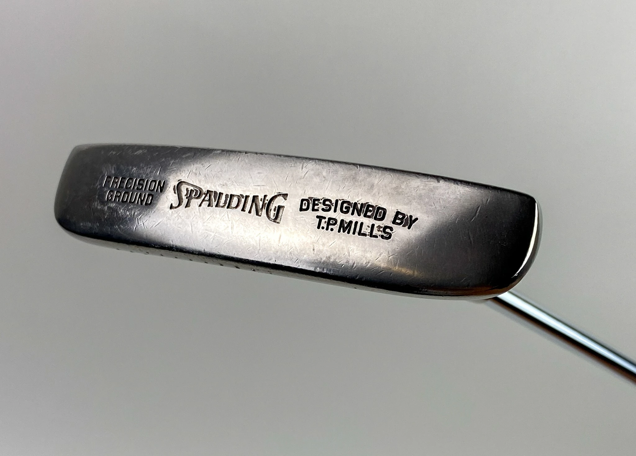 Used Right Handed Spalding TPM 4 Putter 37″ By T.P. Mills Steel Golf Club 4 Used Right Handed Spalding TPM 4 Putter 37″ By T.P. Mills Steel Golf Club - Image 2