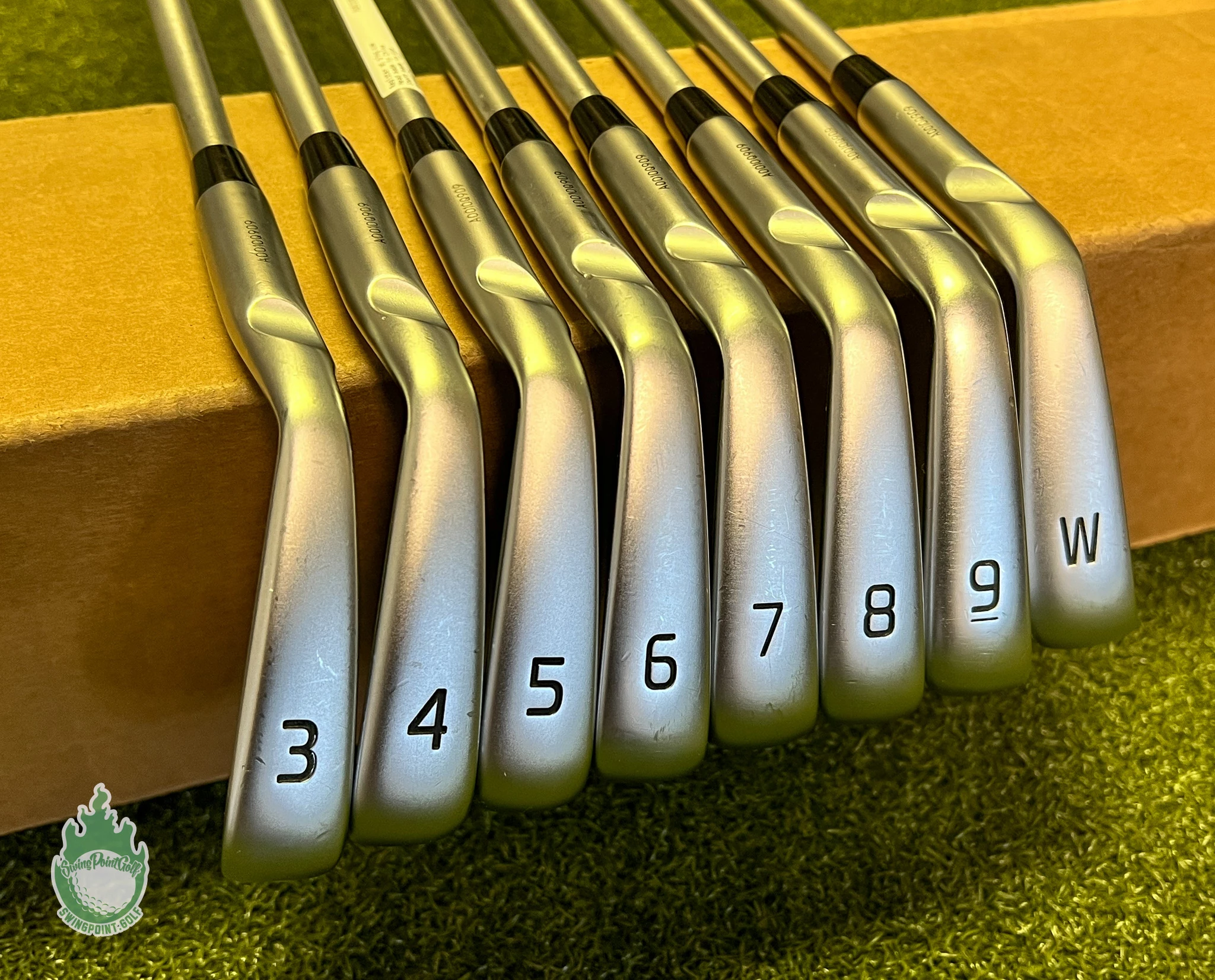 Used RH Ping Blue Dot I59 Forged Irons 3-PW C-Taper 125g Stiff+ Steel Golf Set 4 Used RH Ping Blue Dot I59 Forged Irons 3-PW C-Taper 125g Stiff+ Steel Golf Set - Image 2