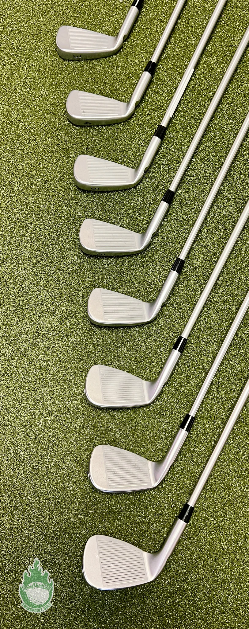 Used RH Ping Blue Dot I59 Forged Irons 3-PW C-Taper 125g Stiff+ Steel Golf Set 6 Used RH Ping Blue Dot I59 Forged Irons 3-PW C-Taper 125g Stiff+ Steel Golf Set - Image 4