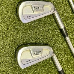 Used RH Mizuno T-Zoid Pro Irons 4-PW Dynalite Gold R400 Regular Steel Golf Set -Callaway Club Shop IMG 1693 2