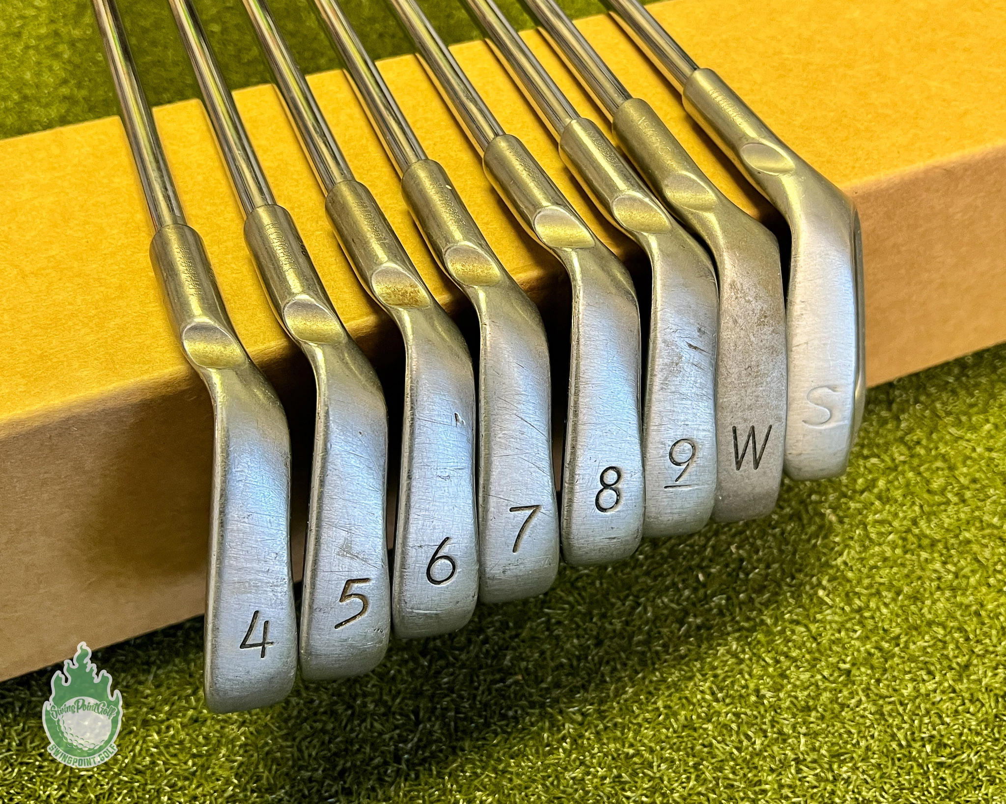 Used Ping Green Dot I3 Blade Irons 4-PW/SW JZ Stiff Flex Steel Golf Club Set 4 Used Ping Green Dot I3 Blade Irons 4-PW/SW JZ Stiff Flex Steel Golf Club Set - Image 2