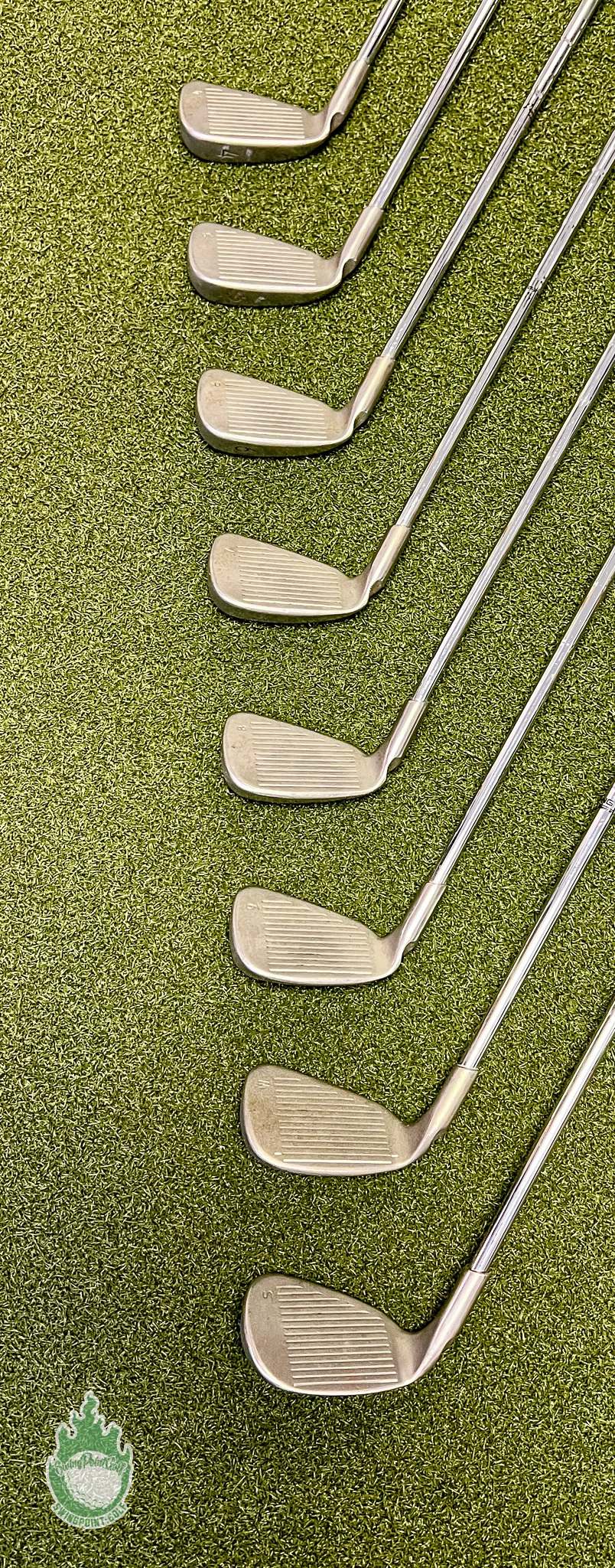 Used Ping Green Dot I3 Blade Irons 4-PW/SW JZ Stiff Flex Steel Golf Club Set 6 Used Ping Green Dot I3 Blade Irons 4-PW/SW JZ Stiff Flex Steel Golf Club Set - Image 4