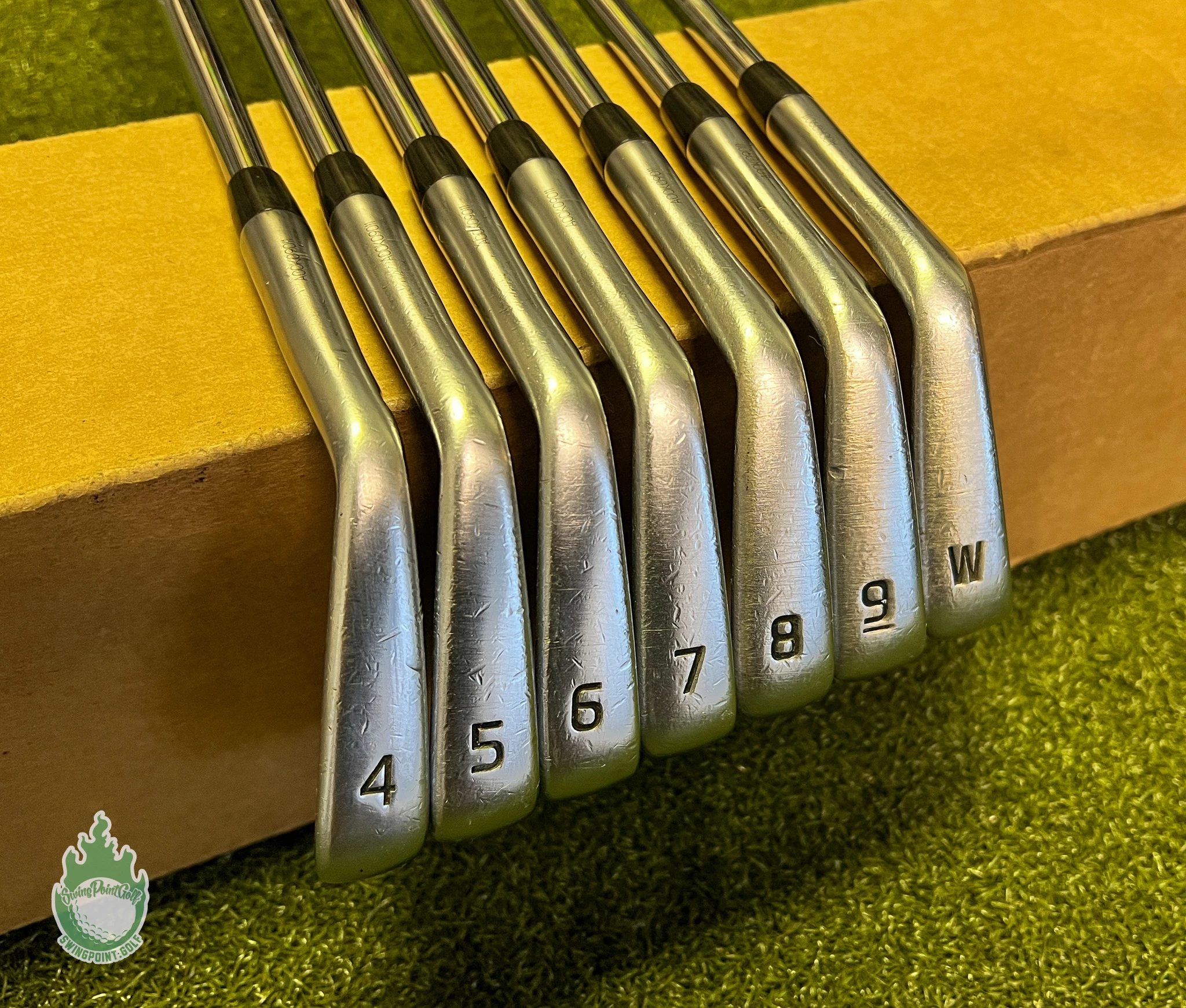 RH Ping Blue Dot Blueprint Forged Irons 4-PW TI X100 X-Stiff Steel Golf Set 4 RH Ping Blue Dot Blueprint Forged Irons 4-PW TI X100 X-Stiff Steel Golf Set - Image 2