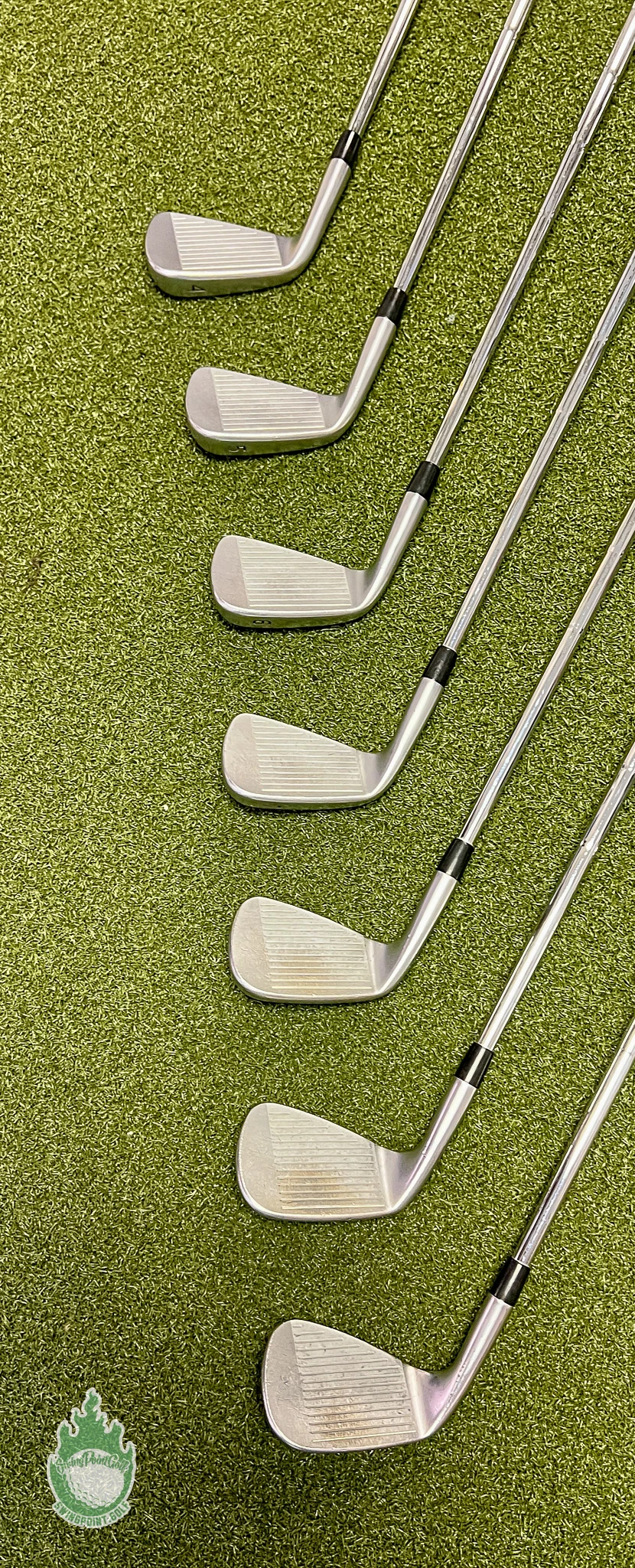 RH Ping Blue Dot Blueprint Forged Irons 4-PW TI X100 X-Stiff Steel Golf Set 6 RH Ping Blue Dot Blueprint Forged Irons 4-PW TI X100 X-Stiff Steel Golf Set - Image 4