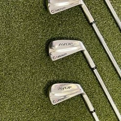 Used RH Goldwin AVDP NP-57 Irons 3-PW Rifle 6.0 Stiff Flex Steel Golf Club Set -Callaway Club Shop IMG 1914 1