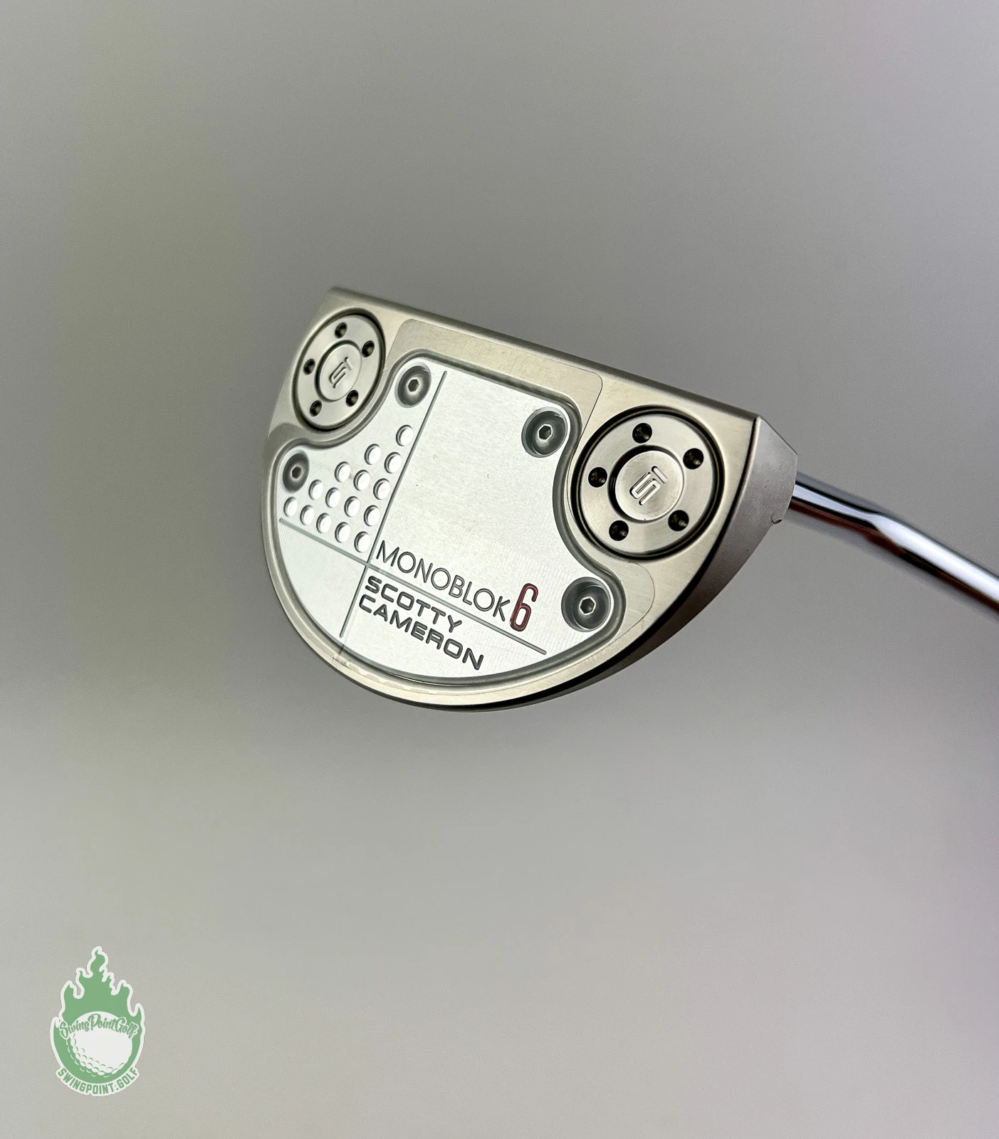 New RH 2022 Titleist Scotty Cameron Monoblok 6 34″ Putter Steel Golf Club 3 New RH 2022 Titleist Scotty Cameron Monoblok 6 34″ Putter Steel Golf Club