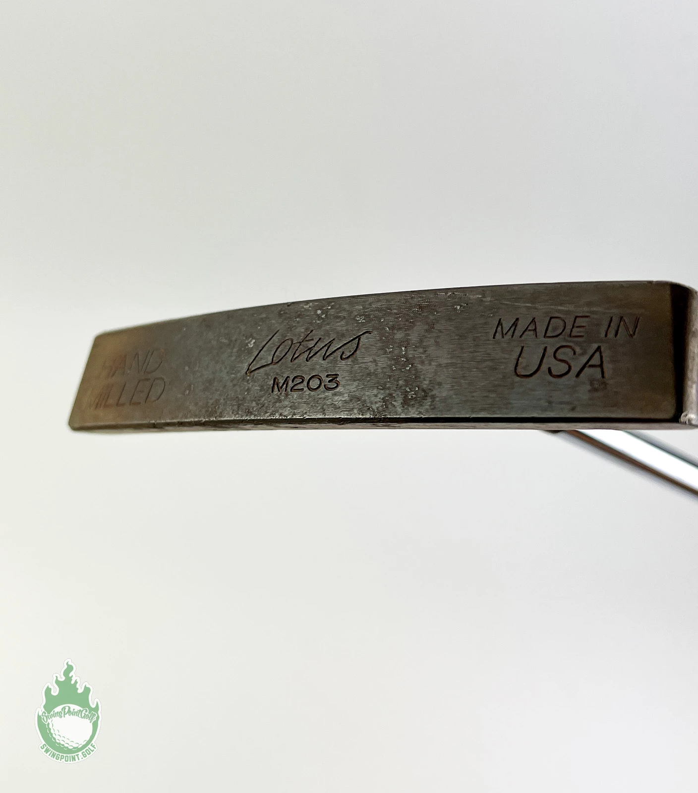 Used RH Lotus M203 2.5* Loft Hand Milled Made In USA 33″ Putter Steel Golf Club 11 Used RH Lotus M203 2.5* Loft Hand Milled Made In USA 33″ Putter Steel Golf Club - Image 9
