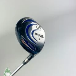 Used RH Ping G5 Fairway 15* Fairway 3 Wood Uniflex Flex Steel Golf Club -Callaway Club Shop IMG 2638
