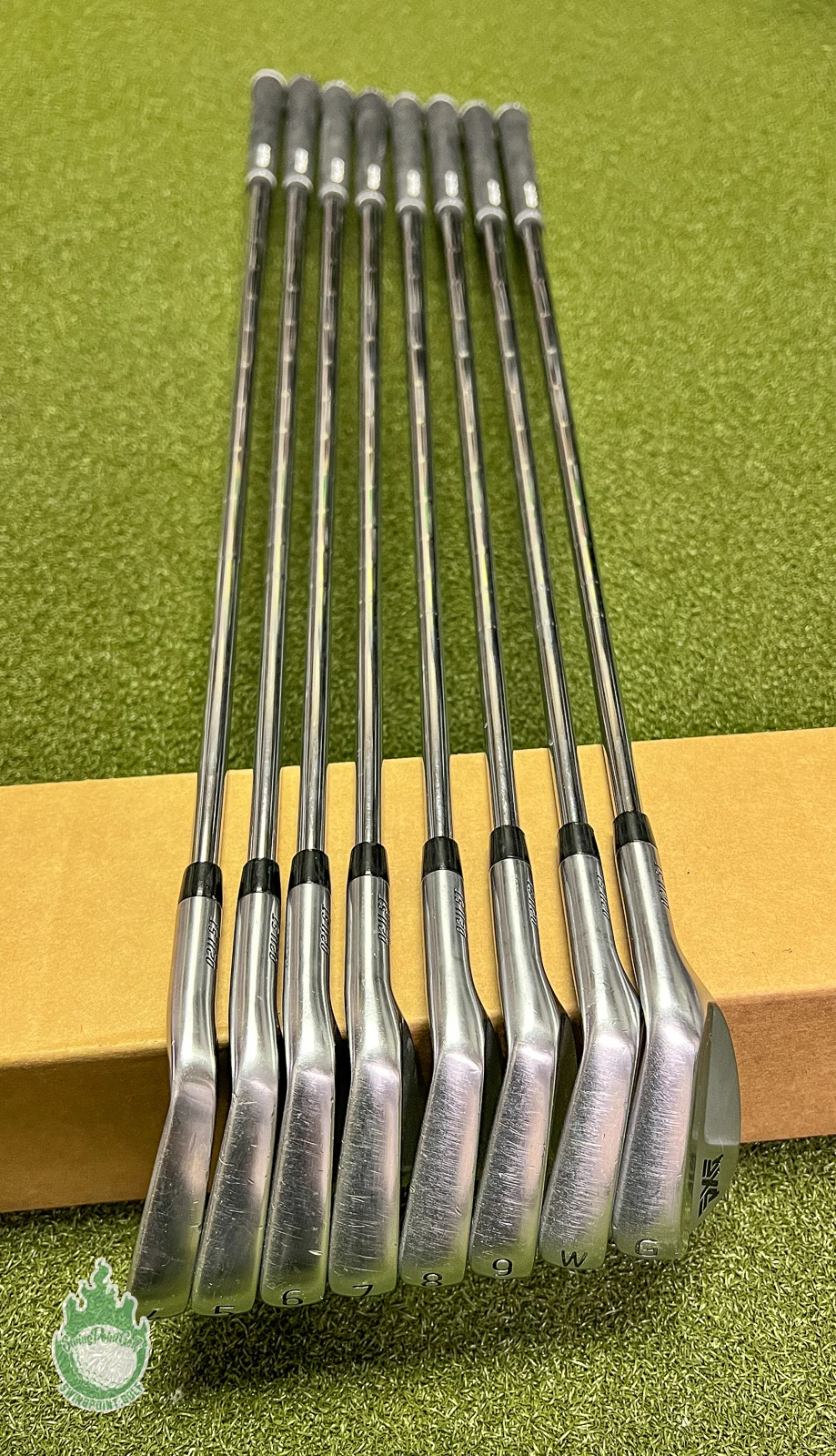 Used RH PXG 0211ST 3X Forged Irons 4-PW/GW KBS Tour 130g X-Stiff Steel Golf Set 13 Used RH PXG 0211ST 3X Forged Irons 4-PW/GW KBS Tour 130g X-Stiff Steel Golf Set - Image 11