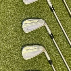 Tour Issue 2019 TaylorMade P-790 Irons 5-PW SteelFiber Stiff Graphite Golf Set -Callaway Club Shop IMG 2825