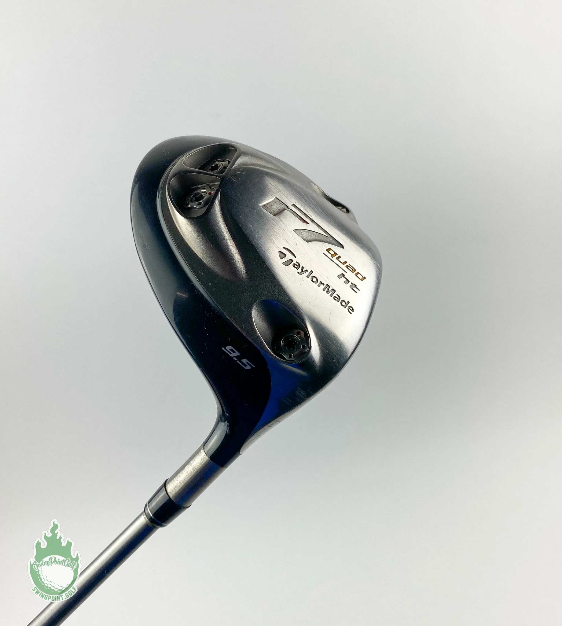 Used Right Hand TaylorMade Golf R7 Quad HT Driver 9.5* 55g Stiff Flex Golf Club 3 Used Right Hand TaylorMade Golf R7 Quad HT Driver 9.5* 55g Stiff Flex Golf Club