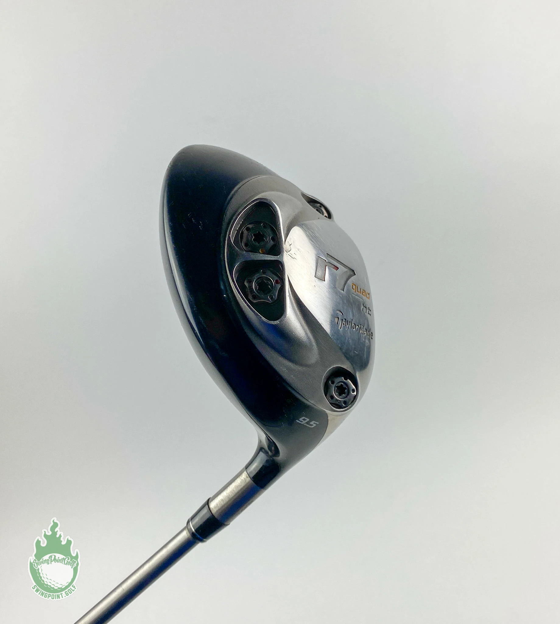 Used Right Hand TaylorMade Golf R7 Quad HT Driver 9.5* 55g Stiff Flex Golf Club 4 Used Right Hand TaylorMade Golf R7 Quad HT Driver 9.5* 55g Stiff Flex Golf Club - Image 2