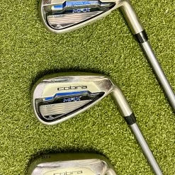 Used Right Handed Cobra Max Iron Set 7-9,GW Graphite 56g Lite Flex Golf Club -Callaway Club Shop IMG 3386