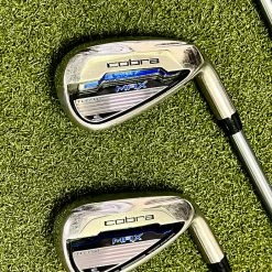 Used Right Handed Cobra Max Iron Set 7-9,GW Graphite 56g Lite Flex Golf Club -Callaway Club Shop IMG 3388