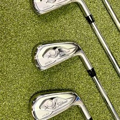 Used RH Titleist T200 Irons 4-PW AMT Tour White S300 Stiff Flex Steel Golf Set -Callaway Club Shop IMG 3417
