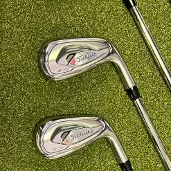 Used RH Titleist T200 Irons 4-PW AMT Tour White S300 Stiff Flex Steel Golf Set -Callaway Club Shop IMG 3418