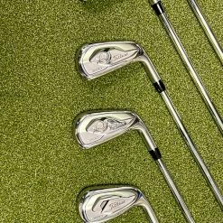 Used RH Titleist T200 Irons 4-PW AMT Tour White S300 Stiff Flex Steel Golf Set -Callaway Club Shop IMG 3419 1