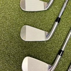Used RH Titleist T200 Irons 4-PW AMT Tour White S300 Stiff Flex Steel Golf Set -Callaway Club Shop IMG 3421 1