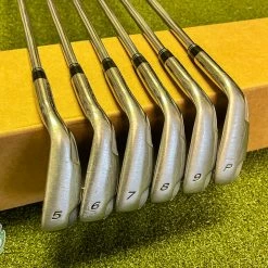 Used RH TaylorMade Burner Plus Irons 5-PW 85g Uniflex Steel Golf Club Set -Callaway Club Shop IMG 3447