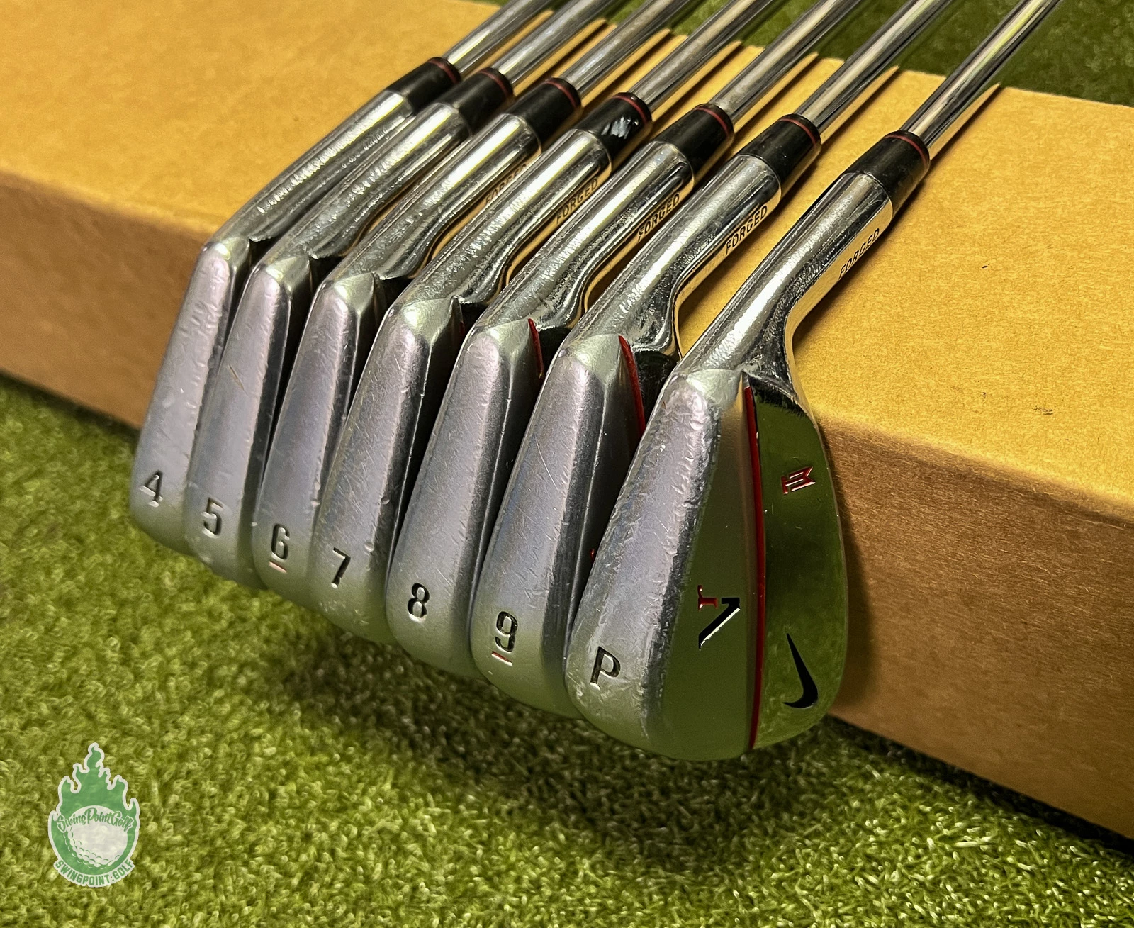 Used Nike Victory Red Tiger Woods Forged Irons 4-PW S300 Stiff Steel Golf Set 3 Used Nike Victory Red Tiger Woods Forged Irons 4-PW S300 Stiff Steel Golf Set