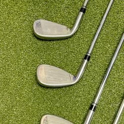 Used RH TaylorMade Burner Plus Irons 5-PW 85g Uniflex Steel Golf Club Set -Callaway Club Shop IMG 3455 1