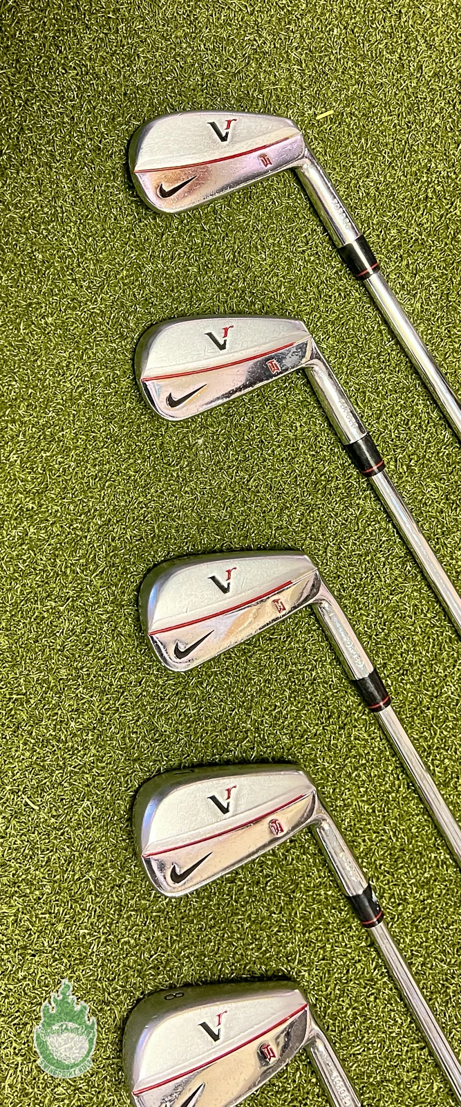 Used Nike Victory Red Tiger Woods Forged Irons 4-PW S300 Stiff Steel Golf Set 7 Used Nike Victory Red Tiger Woods Forged Irons 4-PW S300 Stiff Steel Golf Set - Image 5