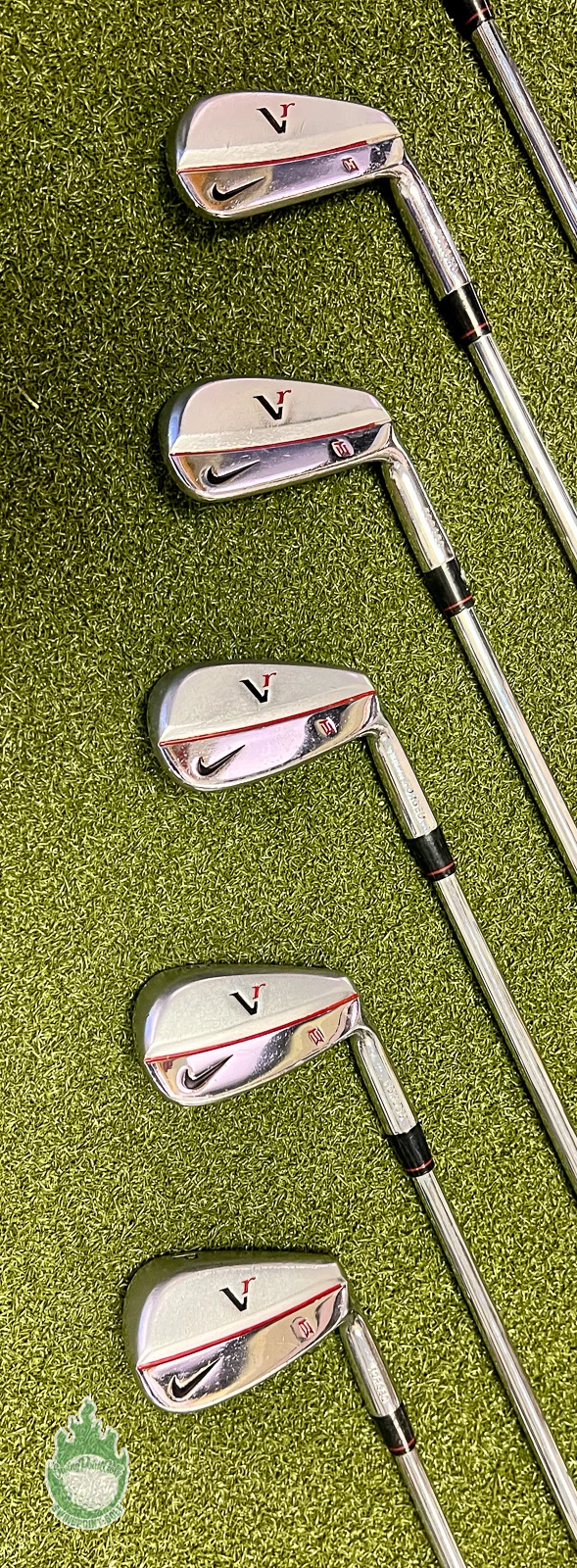 Used Nike Victory Red Tiger Woods Forged Irons 4-PW S300 Stiff Steel Golf Set 8 Used Nike Victory Red Tiger Woods Forged Irons 4-PW S300 Stiff Steel Golf Set - Image 6