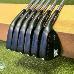 Used RH PXG 0311ST Milled Darkness Gen 3 Irons 5-PW X100 X-Stiff Steel Golf Set