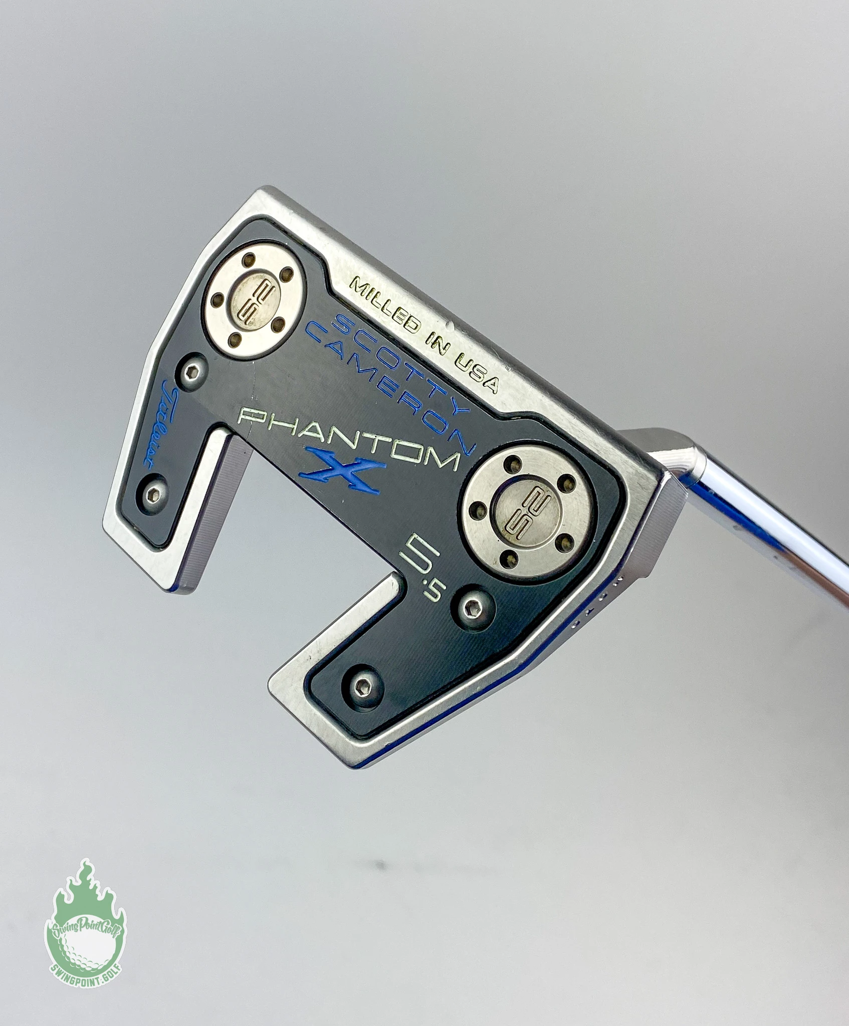 Used RH Titleist Scotty Cameron MOTO Phantom X 5.5 35″ Putter Steel Golf Club 4 Used RH Titleist Scotty Cameron MOTO Phantom X 5.5 35″ Putter Steel Golf Club - Image 2