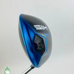 Used 2021 TaylorMade SIM 2 Driver 9* Helium 5F4 Stiff Flex Graphite Golf Club -Callaway Club Shop IMG 3613